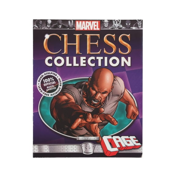Revista Eaglemoss Marvel Chess Collection #10 Luke Cage