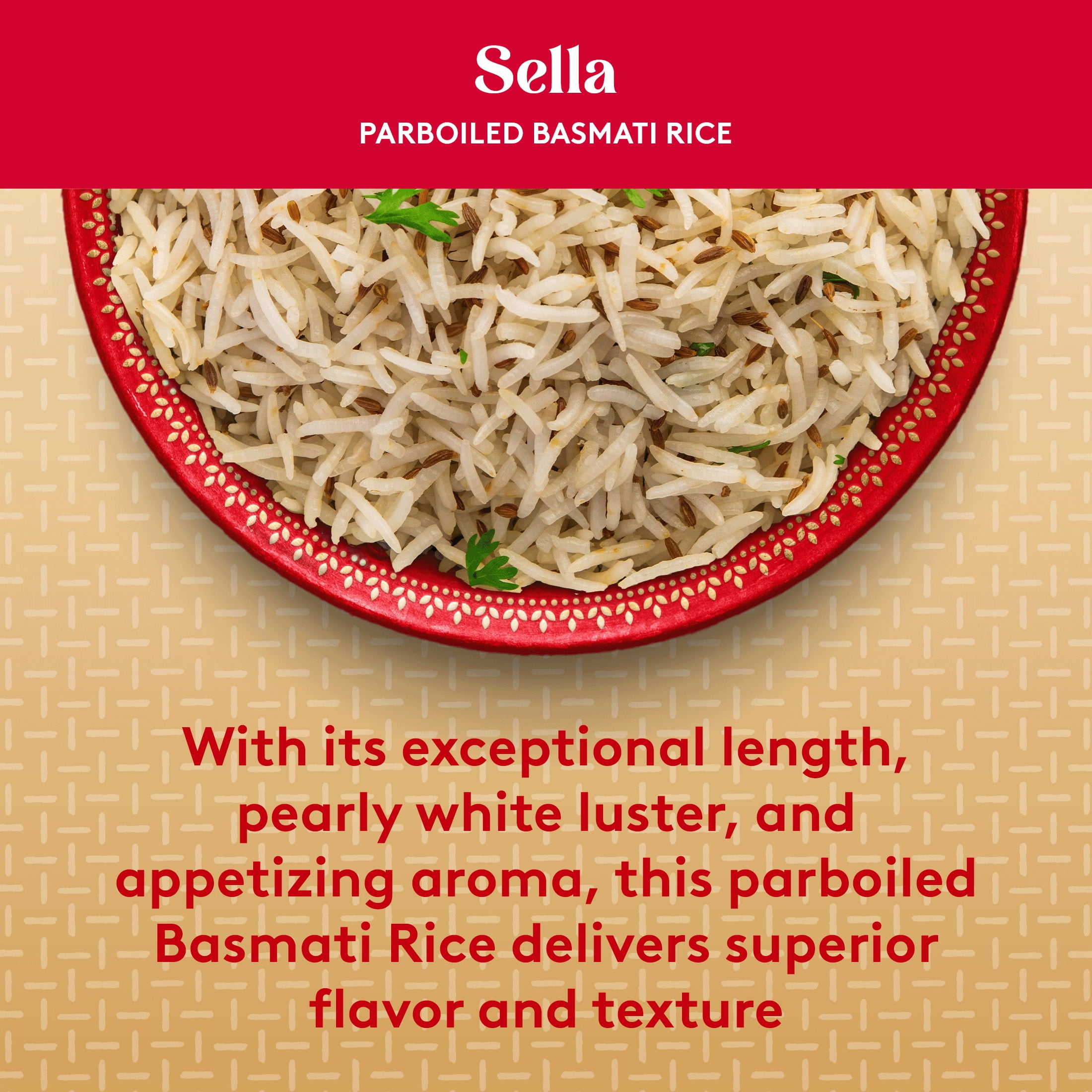 Authentic Royal Sella Basmati Rice, 10lbs
