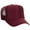 Burgundy Maroon, variant on OTTO CAP 5 Panel High Crown Mesh Back Trucker Hat, Polyester Foam Front, Black, 6PCS Set Pack