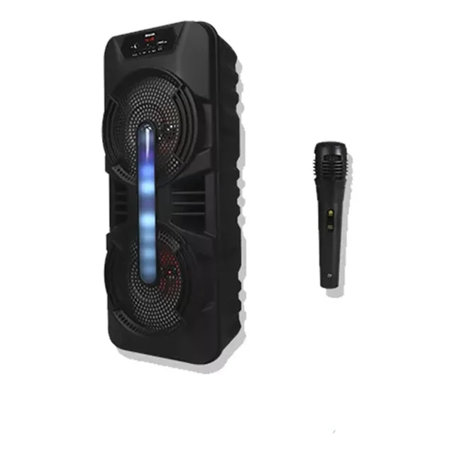 BOCINA 8X2, LINK BITS, VB816T, CON MICROFONO, LUCES LEDS