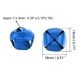 thumbnail image 2 of DIY Small Bells 0.71-Inch 40pcs  Craft Bells Bulk for Christmas Festival Party Home Blue, 2 of 3