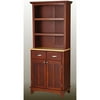 Home Styles Small Buffet with Open Hutch, Cherry with Natural Top