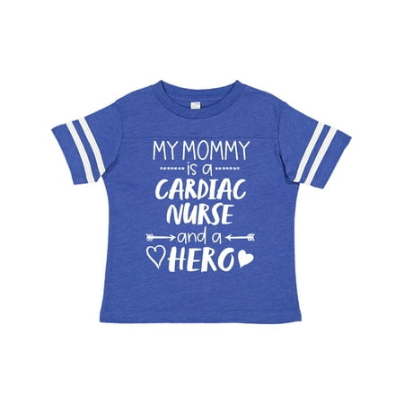 

Inktastic My Mommy is a Cardiac Nurse and a Hero Gift Toddler Boy or Toddler Girl T-Shirt