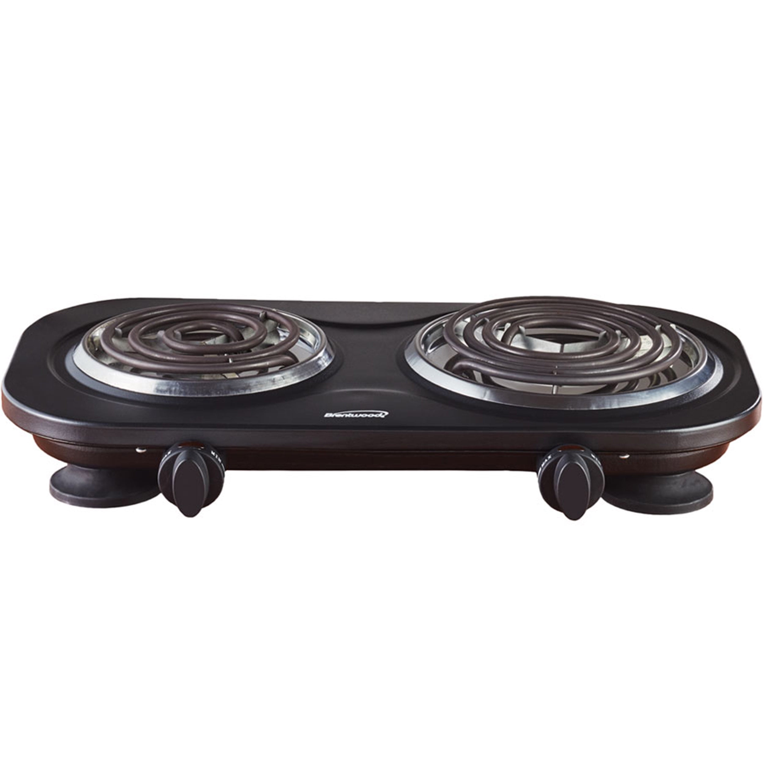 Brentwood 1,500-Watt Double Electric Burner (Black)
