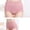 Pink, variant on TANGNADE Panties for Women Plus Size Women's Pure Cotton High Waist Can Be Used Postpartum Tummy Lifting And Hip Large Embossed . Underwear Purple
