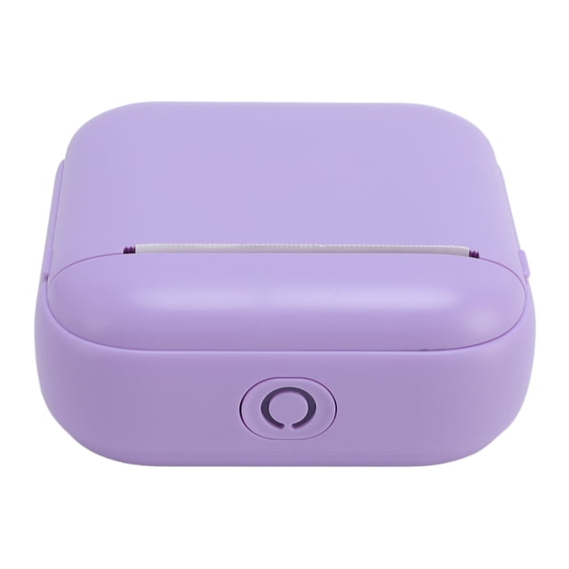 Mini Impresora Térmica, Impresora De Pegatinas Sin Tinta 203dpi, Impresora De Teléfono De Bolsillo Con 1 Rollos De Papel, Impresora Fotográfica Portátil Para