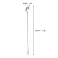 thumbnail image 2 of Unique Bargains Long Handle Spoon, 1Pcs 12.2-Inch Stainless Steel Cocktail Stirring Spoons Round for Mixing, Drink (Silver), 2 of 7