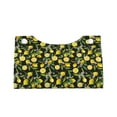 thumbnail image 4 of Lsque Lemon Fruits Flowers Leaves Printed Long Tissue Box Cover Holder, Facial Paper Organizer Dispenser,Triangle with Bottom Belt, PVC Leather Decorative Organizer, 4 of 9