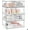 4 Small+2 Wide, variant on Clear Stackable Storage Drawers Set of 5, Easily Assemble Acrylic Bathroom Undersink Organizers,Plastic Storage Bins for Closet,Cabinet,Pantry,Medicine Organization