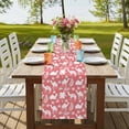 thumbnail image 4 of Table Runners 72 Inches Long Dress Scarves, Tropical Plants Farmhouse Kitchen/Dining Table Runner, Coffee Tablerunners, Summer Farmhouse Vintage Camels Red 14x72 Inch, 4 of 9