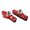 Red, variant on 55mm Road Bicycle Cycling Bike Brake Holder Shoes Rubber Pads Blocks
