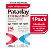 Pataday Once Daily Eye Allergy Itch Relief Eye Drops, 2.5 ml