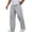 Gray #147, variant on Men's Wide Leg Trousers Loose Straight Cut Split Hem Side Pockets Lightweight Full Length Casual Relaxed Pants, 3XL