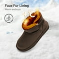 thumbnail image 2 of Balabala Kids Winter Snow Boots, Warm Waterproof Boots for Boys & Girls, Suede Faux Fur Lined Outdoor Shoes, 2 of 7