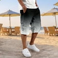 thumbnail image 2 of CONZONE Mens Cargo Shorts Gradient Color Straight Leg Cargo Shorts for Men Lightweight Relaxed Fit Outdoor Workout Shorts With Pockets, 2 of 5