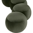 thumbnail image 5 of Meridian Furniture Apollo Green Velvet Bench, 5 of 10