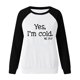 thumbnail image 5 of Moda mujer suelta cuello redondo casual manga larga impresa señoras sudadera tops Pompotops gfhjh17703, 5 of 5