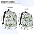 thumbnail image 2 of Disketp Mallard Ducks Wild Birds print Canvas Backpack Lightweight Travel Daypack Student Rucksack Laptop Backpack-Small, 2 of 5