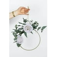 thumbnail image 4 of Artificial Rose Flower Blush Flowers Pink Roses Silk Flowers pcs with Long Stem Silk Roses Bouquet for Wedding Bridal Shower Party Home Decoration, 4 of 5