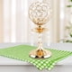 thumbnail image 3 of Candelabro de cristal, candelabro votivo, candelabro de pilar, soporte para velas Dorado S, 3 of 8