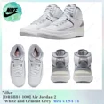 thumbnail image 2 of Ni - ke Size 12 - Air Jordan 2 Retro White Cement, 2 of 5