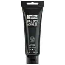 Liquitex BASICS Acrylic Paint, 4 Ounces, Ivory Black