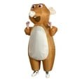 thumbnail image 5 of Adult Inflatable Groundhog Costumes (Brown & Gray) - Cute Animal Theme Party Outfits (Fits 59"–74.8" / 150-190cm),Height 59"–74.8",brown, 5 of 7