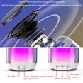 thumbnail image 3 of yeacher Pulse4Mini Portable Bluetooth Speaker with Bass Boost, RGB Light Effects, Compact Design - White, 3 of 7