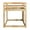 Natural, variant on Solid Rubber Wood Twin over Twin Loft Bed with Ladder / Low-Height Design for Stability and Space Storage