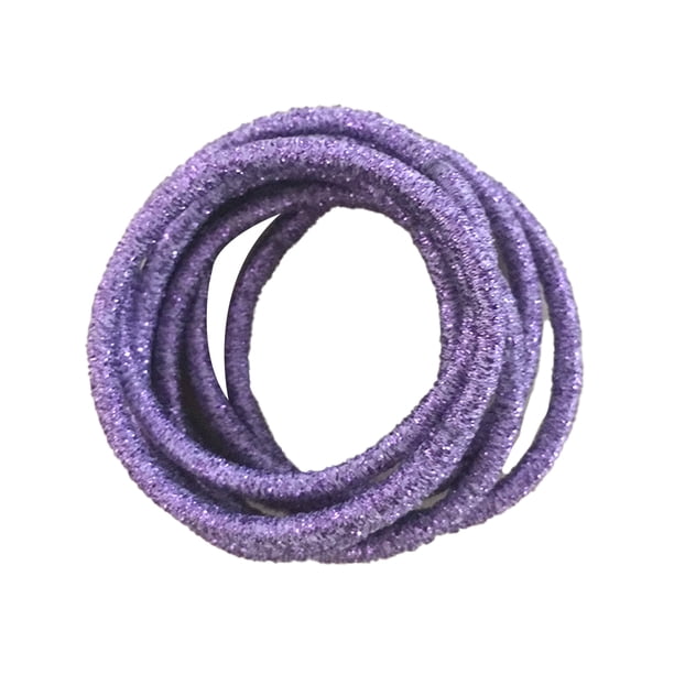 Sonducket 10 piezas de bandas para el cabello Topknot, diadema de moda, tocado sólido decorativo, soporte Universal para cola de caballo, Accesorio para el cabello Púrpura claro