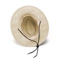thumbnail image 3 of POIUYTR Panama Hat Sun Hats for Men Fedora Straw Beach Hat Classic Straw Boater Hat with Drawstring, 3 of 5