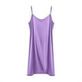 thumbnail image 2 of gljltg Women's Pleated Casual Sleeveless Soft Nighties Sleepwear Loungewear Homewear Elegant U-Neck Nightshirts Baggy Loose Fit Sleep Tee Pyjamas Sale, 2 of 3
