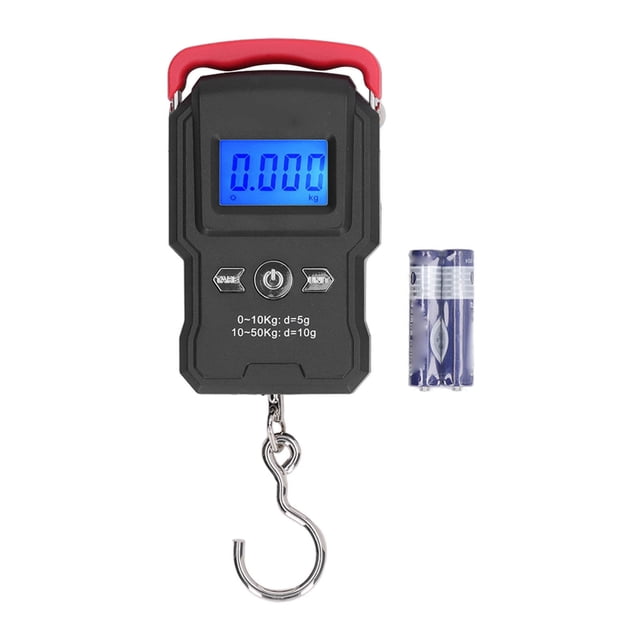 Báscula electrónica de gancho ZHCH portátil colgante para equipaje 50kg batería 800mAh