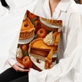 thumbnail image 6 of Thanksgiving Pumpkin Pie Covers Set of 2, Unique Patterns, 16x16 18x18 20x20 Inches for Various Occasions, Decorative Cushion Inserts for Couch and Bed, 6 of 6