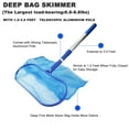 thumbnail image 5 of Innens Swimming Pool Net Leaf Rake Mesh Skimmer w/Telescopic Pole Pools Spas Cleaner, 5 of 9