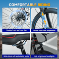 thumbnail image 3 of 26" Electric Bike for Adults, ebike 750W Peak Power Motor, 35Miles 20MPH Electric Mountain Bike with 432Wh Removable Battery, 7-Speed,UL 2849, 3 of 7