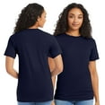 thumbnail image 7 of Hanes Essential-T Short Sleeve T-Shirt Cotton Crewneck Tee Shirts (Athletic Purple, S), 7 of 7