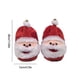 thumbnail image 3 of Hogar y cocina, Decoración del hogar, Decoración navideña, Pantuflas navideñas para hombre y mujer, Pantuflas de Papá Noel, lindas pantuflas de peluche antideslizantes, pantuflas rojas., 3 of 6
