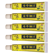 QICAOGANGMU Official Seller - Chinese Herbal Cream - Natural Relief for Skin Issues - Pack of 5