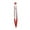 Red, variant on 600ºF Heat Resistant Kitchen Tongs: SATRINO 7 inch Silicone Cooking Tong with Firm Sealed Non Stick Rubber Tips & Silicon Coated Stainless Steel Handle & Smooth Locking for Serving Salad (Green)