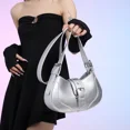 thumbnail image 2 of Bolsos cruzados de tendencia 2024, nuevos bolsos de moda con forma de bola de masa hervida, bolsos de hombro de cuero PU de lujo de gran capacidad y alta calidad, 2 of 5