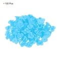 thumbnail image 3 of Unique Bargains Rubber Pin Backs Heart Shape Lapel Pin Backing Brooch Holder Decorative Accessories Sky Blue 100 Pack, 3 of 6