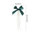 thumbnail image 4 of Christmas Bows, Oversized Soft Cloth Bow Ornament for Christmas Tree, Wreath, Gift Box, Wedding, Holiday Party Decoration, Eye-Catching Festive Decor, 10.23 X 5.91 Inches, 4 of 4