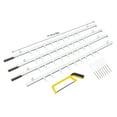 thumbnail image 4 of Aluminium Curtain Track Kit with Hooks 9ft-12ft Scalable Ceiling Mount for Space, 4 of 12