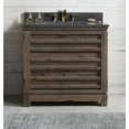 thumbnail image 2 of 36" WOOD SINK VANITY MATCH WITH MARBLE WH 5136" TOP -NO FAUCET-Color:Brown,Material:Fir Wood, 2 of 4
