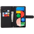 thumbnail image 6 of Google Pixel 4a 5G Phone Case Wallet for Women with Crossbody Strap Lanyard,Google Pixel 4a 5G Wallet Case with Card Holer,Zipper Pocket PU Leather Phone Case for Pixel 4a 5G,6.2" Black, 6 of 8