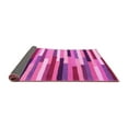thumbnail image 2 of Ahgly Company Indoor Round Abstract Pink Contemporary Area Rugs, 3' Round, 2 of 4