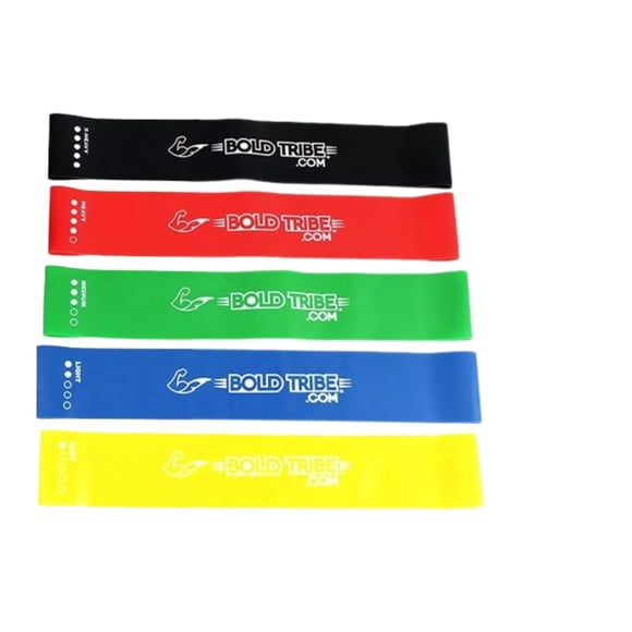 5 Bandas Tipo Liga De Resistencia Total Body Bold Tribe Bold Tribe Mixtos