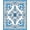 Blue, Pattern 1, variant on ODIKA 4'x6' Machine Washable Non-Slip Area Rug, Delicate Medallion Design Featuring Curves and Interlaced Floral High Traffic Rug, Blue, 444954