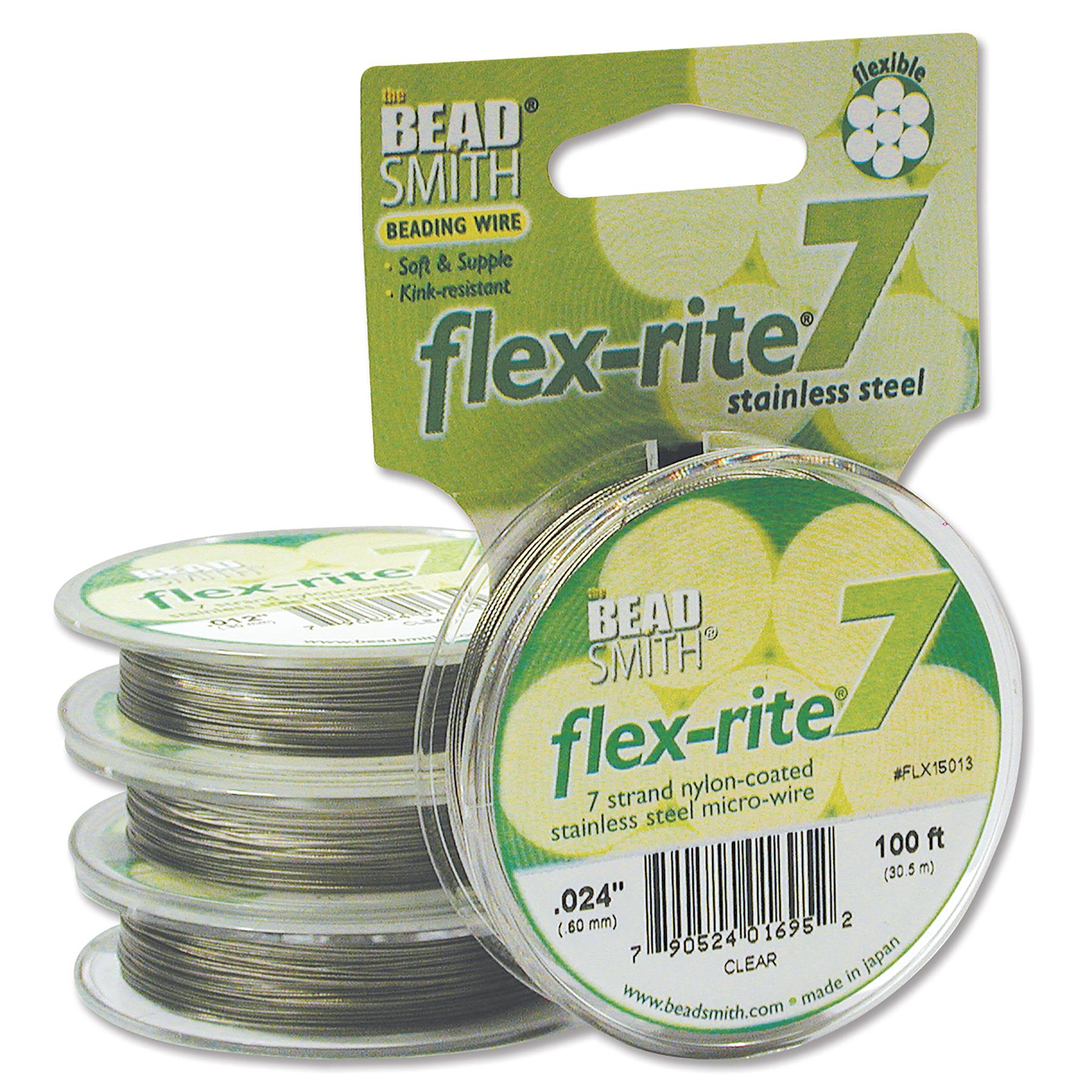 Serenity Trios Beading Wire – 3 Farben, .019 Durchmesser, 10 Fuß Pro Rolle, Für Schmuckherstellung